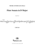 Flute Sonata in D Major, Op. 2, No. 5 - Cello