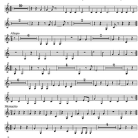 Divertimento No. 6 C Major KV188 - Trumpet in C 1