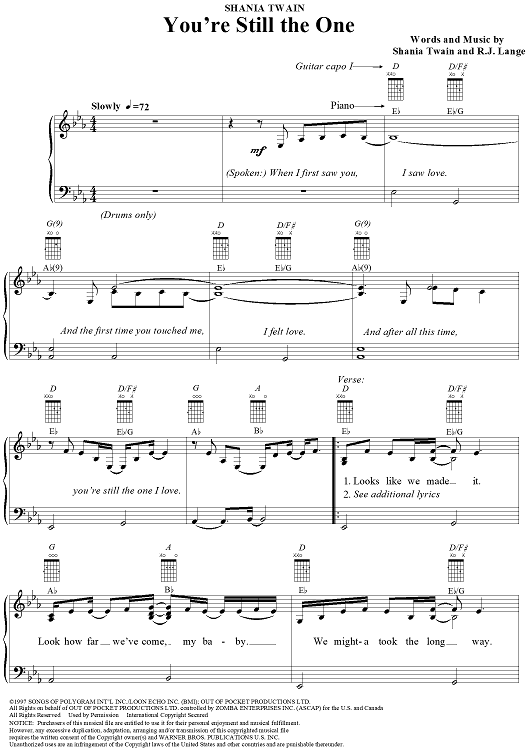 You're Still The One