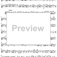 Quartet in A major - Flute 1/Violin 1