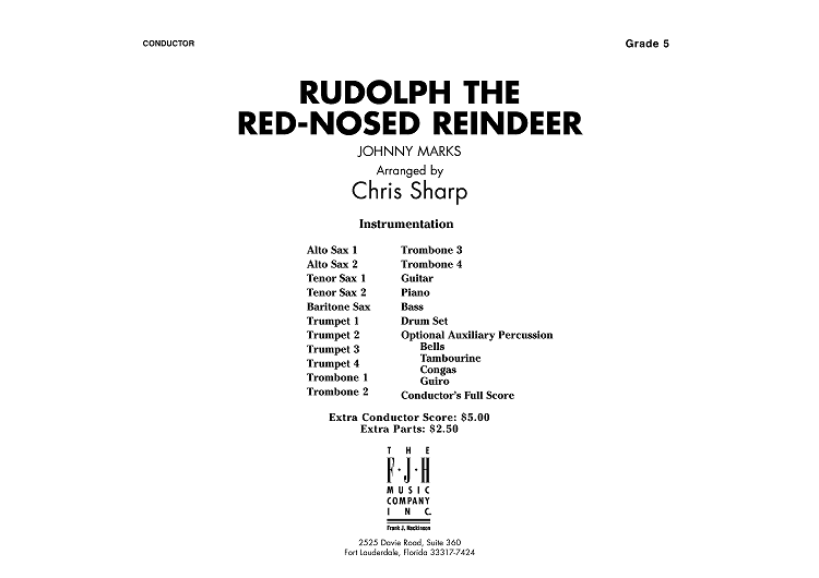 Rudolph the Red-Nosed Reindeer - Score