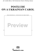 Postlude on a Ukrainian Carol