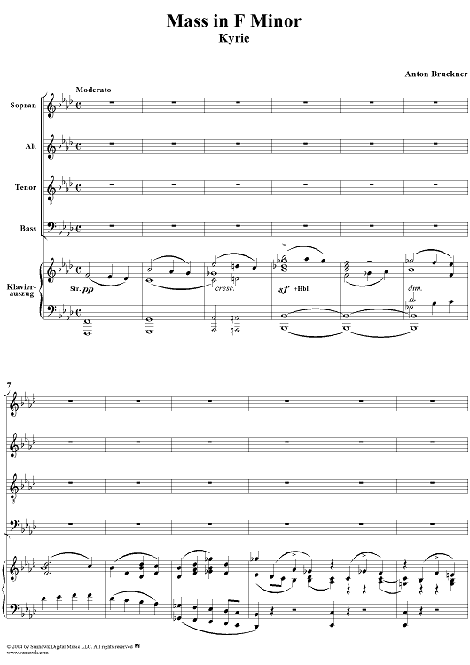 Mass in F Minor: Kyrie