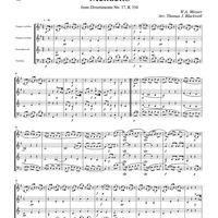 Menuetto - Score