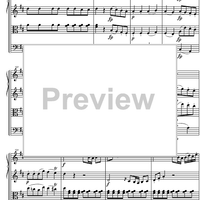 Quartet D Major KV285 - Score