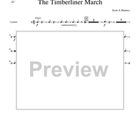 The Timberliner March - Cymbals
