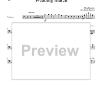 Wedding March - Trombone