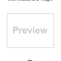 Trio Sonata in D Major, op. 1, no. 12