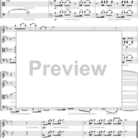 String Quartet No. 1, Movement 1 - Score