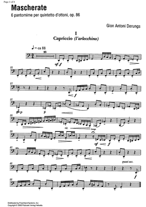 Mascherate Op. 86 - Tuba