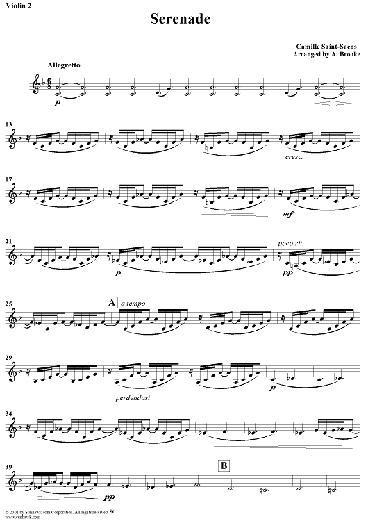 Serenade - Violin 2