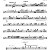 Three Pieces - Flute