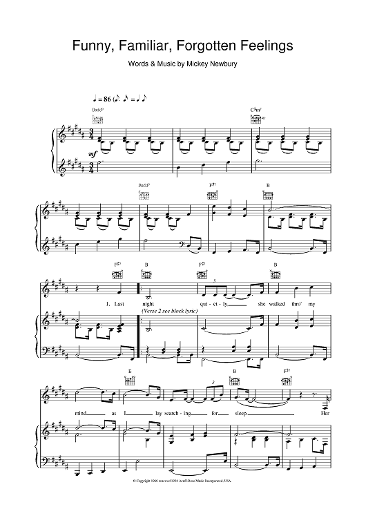 Funny Familiar Forgotten Feelings