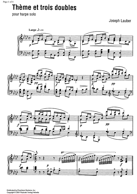 Thème et trois doubles