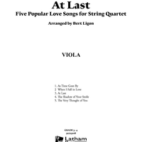 At Last - Five Popular Love Songs - Viola
