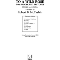To a Wild Rose - Score