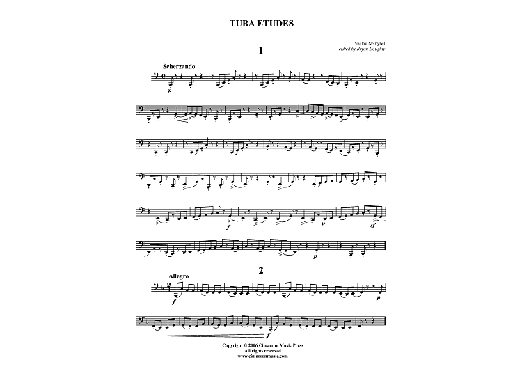 15 Tuba Etudes