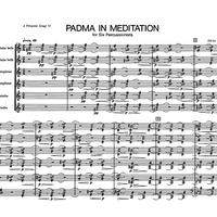 Padma in meditation - Score