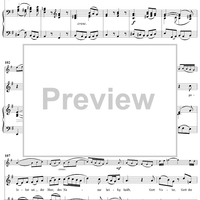 "Gelobet sei der Herr, mein Gott", Aria, No. 4 from Cantata No. 129: "Gelobet sei der Herr, mein Gott" - Piano Score