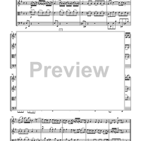 Quartet in G - Score