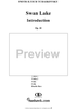 Swan Lake, No. 1: Introduction - Score