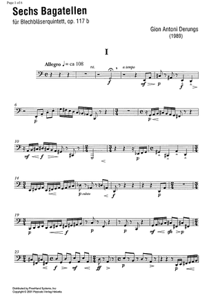 6 Bagatellen Op.117b - Tuba