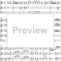 Divertimento No. 3 in E-Flat Major, K166 (K159d) - Score