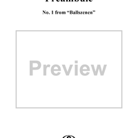 Ballszenen, No. 1: Préambule