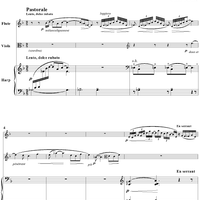 Sonata No. 2 for Flute, Viola and Harp - Harp