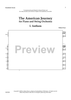 The American Journey - for Piano and String Orchestra - Score