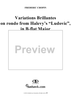 Variations brilliantes on rondo from Halevy's "Ludovic," Op. 12