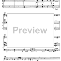 Variation on Béla Bartók theme - Score