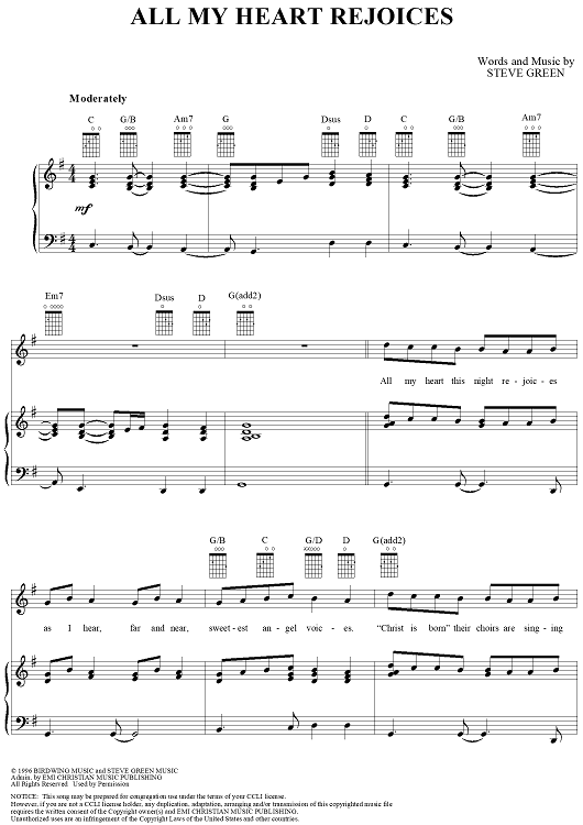 All My Heart Rejoices