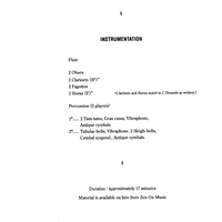 Concerto for flute, wind instruments and percussion - Preface