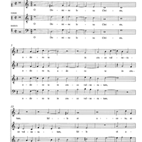 O Domine Iesu Christe - Score
