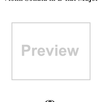 Violin Sonata No. 2 - Piano Score