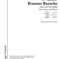 Brauner Bursche Op.103 No. 5