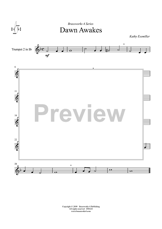 Dawn Awakes - Trumpet 2 in B-flat