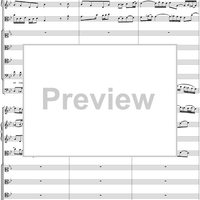 Arioso and Chorus from Cantata no. 22  ("Jesus nahm zu sich die Zwölfe") - Full Score