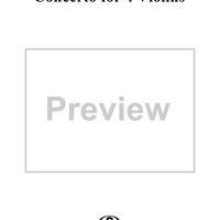 Concerto in B Minor, Op. 3, No. 10, RV580 from "L'Estro Armonico" - Violin 4