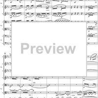 String Octet, Op. 20, Movement 1 - Score
