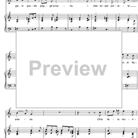 Aure che v'aggirate - Score