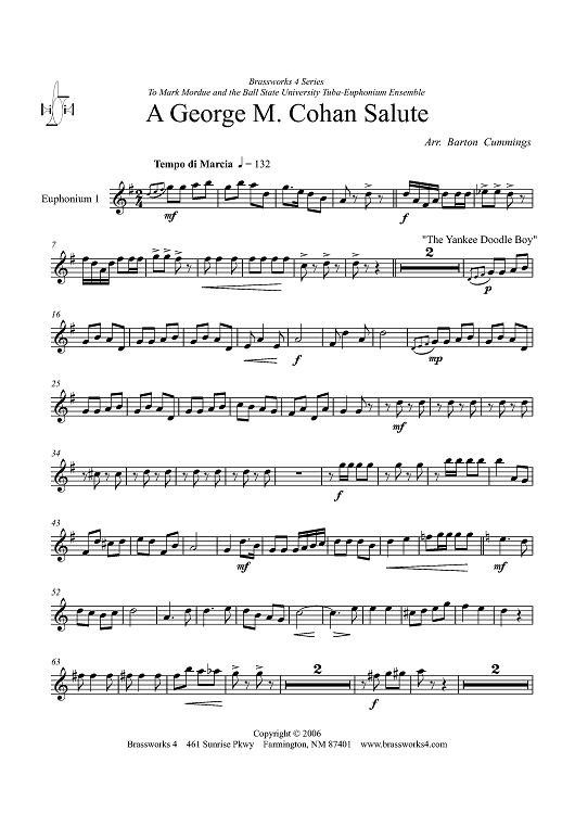 A George M. Cohan Salute - Euphonium 1 TC