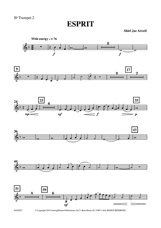 Esprit - Trumpet 2 in Bb