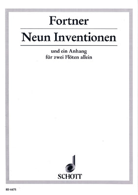 Neun Inventionen - Performance Score