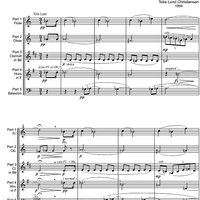Birthday Variations Debussy - Score