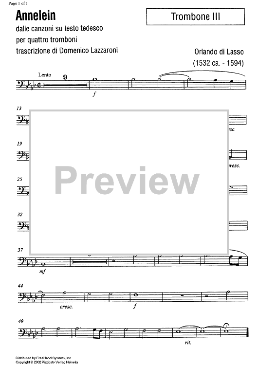 Annelein - Trombone 3