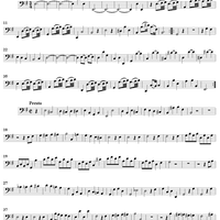 Quartet in E minor - Cello/Bassoon 1