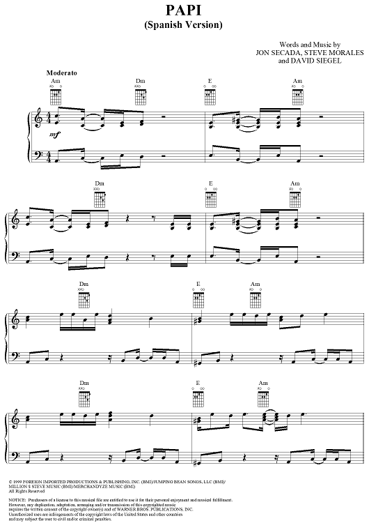 Papi (Spanish Version)