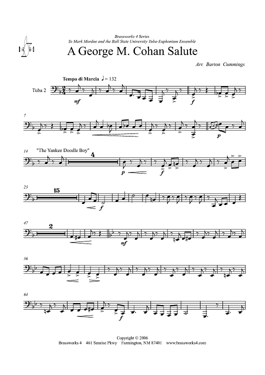 A George M. Cohan Salute - Tuba 2